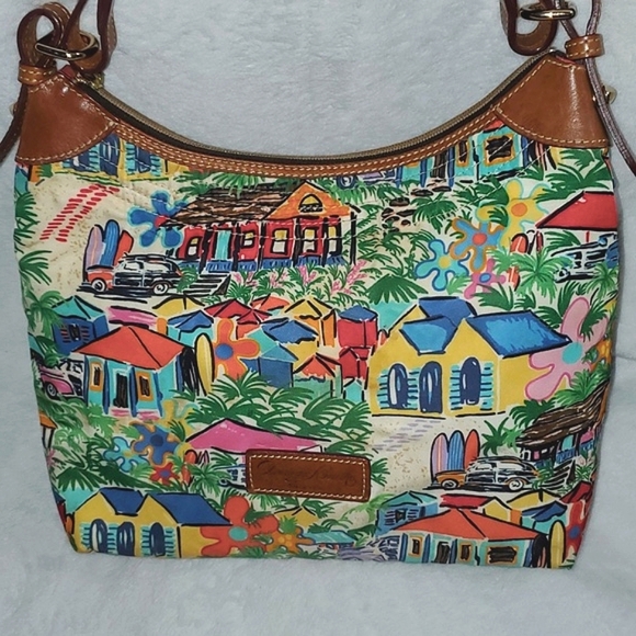Dooney & Bourke Tropical Island Erica Shoulder Bag - Picture 2 of 16